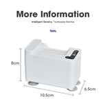 Smart Induction Toothpaste Squeezer Electric Automatic Toothpaste Dispenser, Battery White, Rechargeable White, Battery Silver, Rechargeable Silver