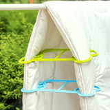 2pcs /Pack Quilt Clip Large Windproof Anti-skid Plastic Household Duvet Bedspread Drying Rack Home Supplies