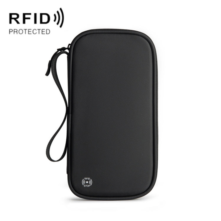 RFID Anti-Theft Certificate Storage Package Oxford Cloth Handheld Travel Passport Card Bag, Handheld