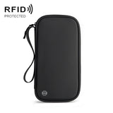 RFID Anti-Theft Certificate Storage Package Oxford Cloth Handheld Travel Passport Card Bag, Handheld