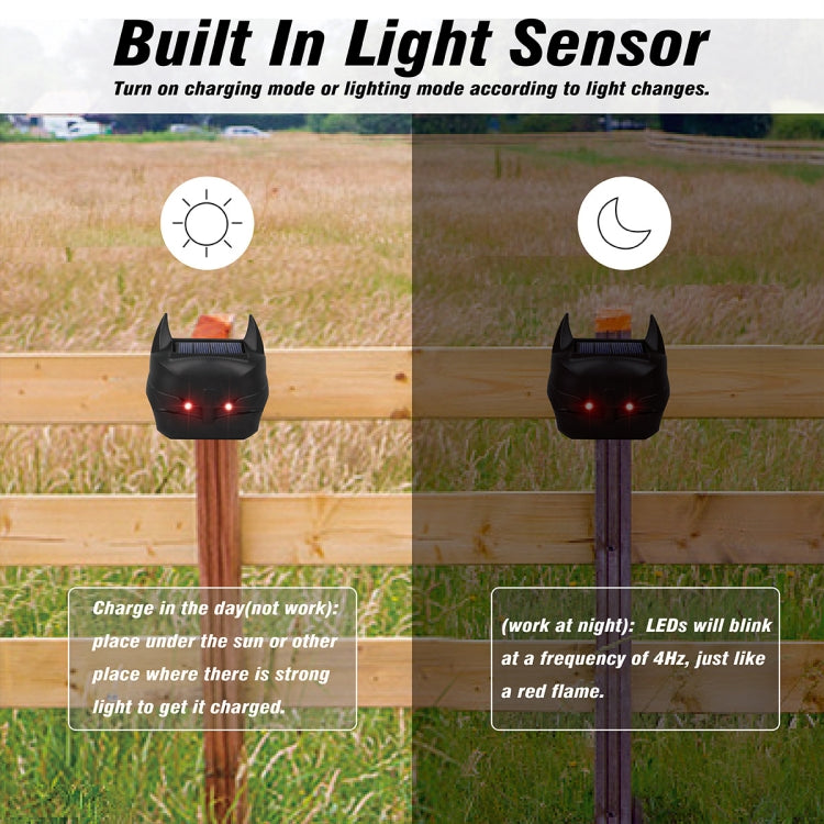 Solar Red Light Burst Flash Mouse Repeller Ultrasonic Animal Repeller, MS-216