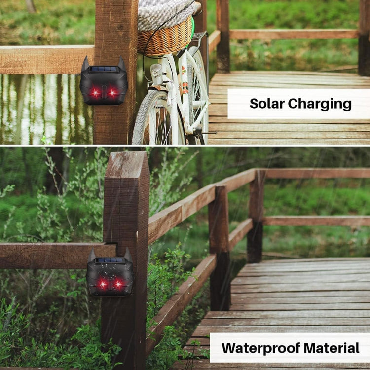 Solar Red Light Burst Flash Mouse Repeller Ultrasonic Animal Repeller, MS-216