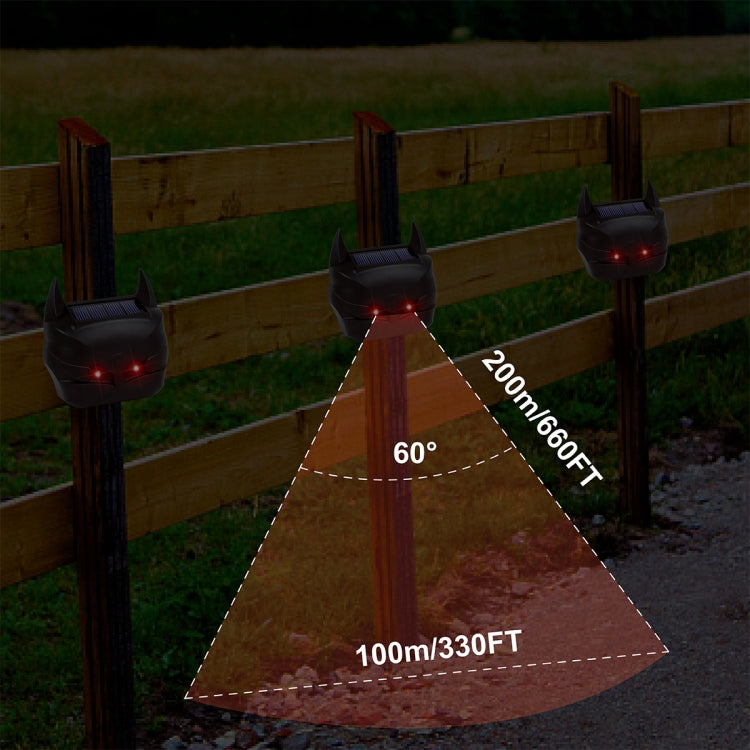 Solar Red Light Burst Flash Mouse Repeller Ultrasonic Animal Repeller, MS-216