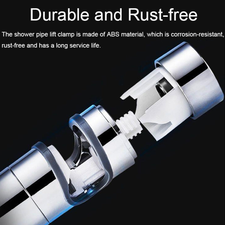 Straight-buckle Adjustable Shower Bracket Shower Rod Lift Base Shower Head Rack