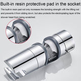 Straight-buckle Adjustable Shower Bracket Shower Rod Lift Base Shower Head Rack