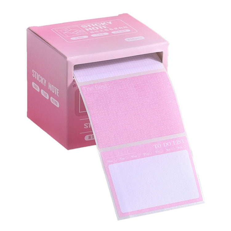 256pcs /Box Pull Out Sticky Notes Office Memo Ticket Paper
