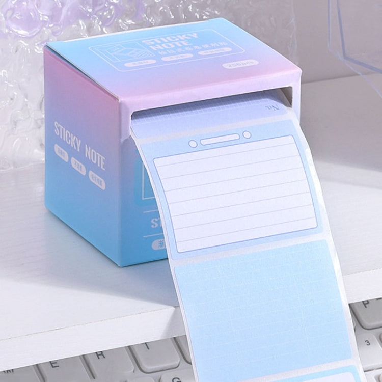 256pcs /Box Pull Out Sticky Notes Office Memo Ticket Paper