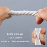 Doors Windows Windproof Soundproof Warm Sealing Strips, 250cm x 2cm