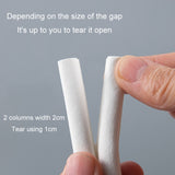 Doors Windows Windproof Soundproof Warm Sealing Strips, 250cm x 2cm