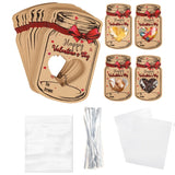 Valentine Day Bottle Shape Greeting Card Holiday Gift Exchange Card Kids Party Favor Message Card, 24pcs /Set, 48pcs /Set