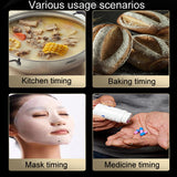 Kitchen Stainless Steel Mechanical Timer Student Time Management Reminder Baking Alarm Clock