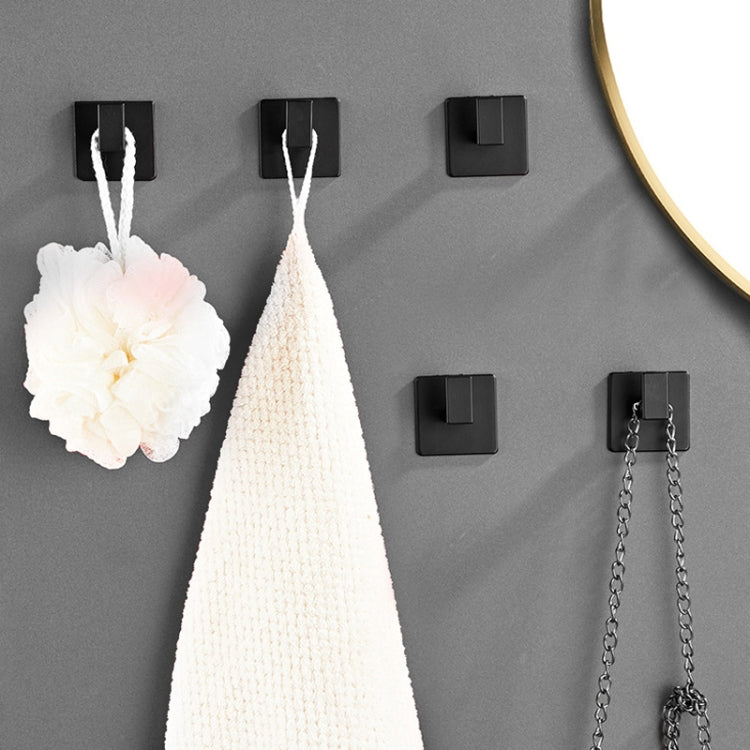 Thickened Solid Hooks Toilet Clothes Hooks Aluminum Free Perforation Wall Clothes Hat Hanger, 9524