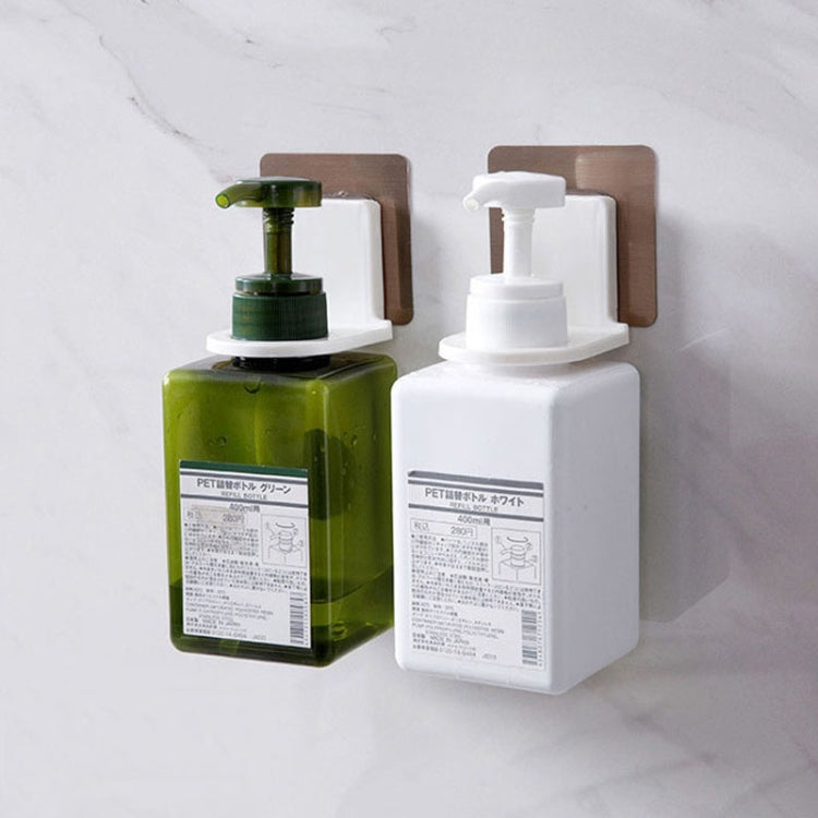 10pcs Toilet Shampoo Shower Gel Hanging Shelf No-Punch Bathroom Shelves, Transparent Patch Model, Silver Drawing Patch Model