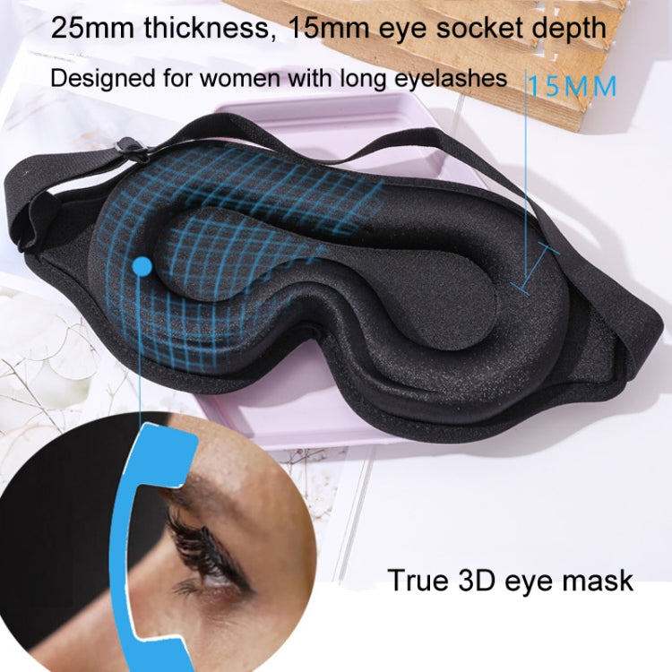 3D Eye Mask Breathable Shade Stereoscopic Nose All-In-One Sleeping Eye Mask