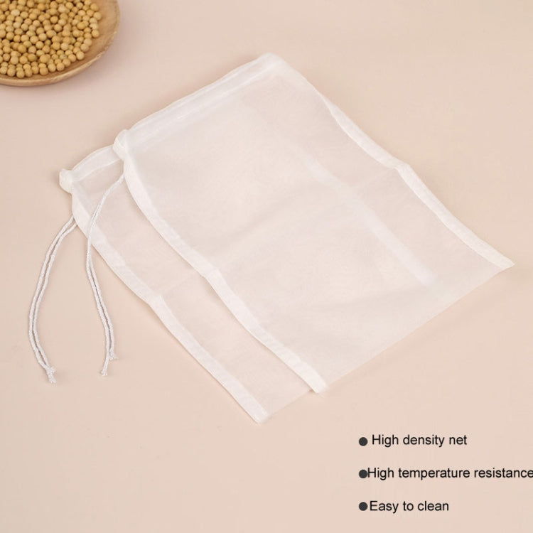 2pcs /Pack Household Soymilk Dregs Filter Bag Juice Filter Mesh Pouch, 80 Mesh, 100 Mesh