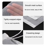2pcs /Pack Household Soymilk Dregs Filter Bag Juice Filter Mesh Pouch, 80 Mesh, 100 Mesh