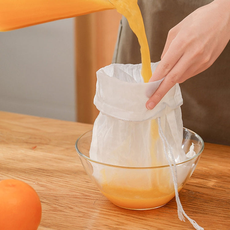 2pcs /Pack Household Soymilk Dregs Filter Bag Juice Filter Mesh Pouch, 80 Mesh, 100 Mesh