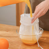 2pcs /Pack Household Soymilk Dregs Filter Bag Juice Filter Mesh Pouch, 80 Mesh, 100 Mesh