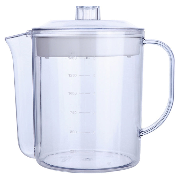 Kitchen Grease Trap Soup Kettle With Strainer Grease Separator Kettle Filter Cup, 1500ml