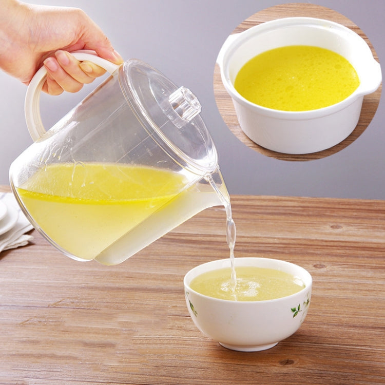 Kitchen Grease Trap Soup Kettle With Strainer Grease Separator Kettle Filter Cup, 1500ml