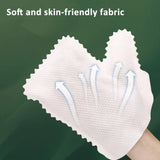 10pcs /Pack Fish Scale Washable Non Woven Mittens Reusable Dust Removal Gloves