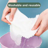 10pcs /Pack Fish Scale Washable Non Woven Mittens Reusable Dust Removal Gloves