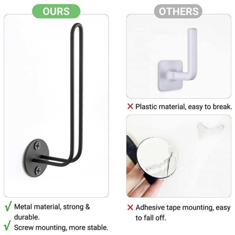 L-Shaped Iron Wire Rack Baseball Cap Storage Stand Wall Mounted Hat Holder