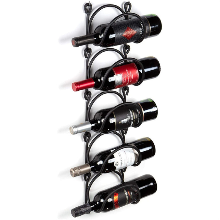 Bathroom Wall Mounted Towel Rack Multifunctional Iron Wall Mounted Wine Stand Storage Shelf