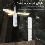 M26 Foldable Handheld Lamp Portable Triple Leaf Hook Outdoor Flashlight Multi-Functional Camping Light, 3500mAh