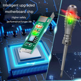 High Torque High Bright Electrician Tester Smart Test Breakpoint Specific Screwdriver, Straight, Phillips