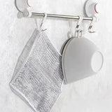 20x20cm Double-sided Silver Wire Wipes Dish Towel Household Cleaning Degreasing Steel Wire, 10pcs Single Layer, 10pcs Double Layer