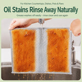 20 x 20cm Silver Wire Wipes Dish Towel Household Cleaning Degreasing Steel Wire, 10pcs Single Layer, 10pcs Double Layer