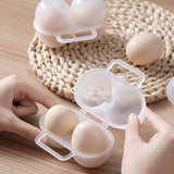 Outdoor Portable 2 Compartments Egg Tray Small Egg Storage And Protective Case