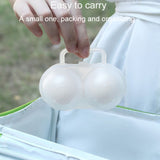 Outdoor Portable 2 Compartments Egg Tray Small Egg Storage And Protective Case
