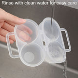 Outdoor Portable 2 Compartments Egg Tray Small Egg Storage And Protective Case