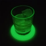 Round Luminous Silicone Coaster Thermal Insulation Cushion Anti-Scald Glowing Coffee Coasters