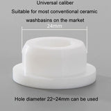 20pcs Universal Wash Basin Overflow Hole Push-type Plug Cap