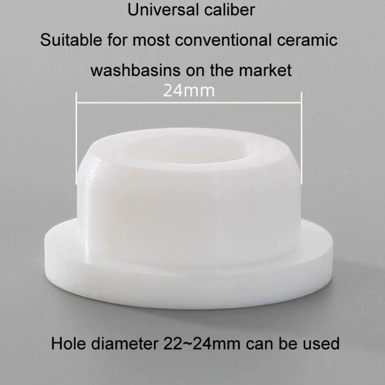 20pcs Universal Wash Basin Overflow Hole Push-type Plug Cap