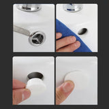 20pcs Universal Wash Basin Overflow Hole Push-type Plug Cap
