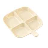 Multipurpose Quad Compartment Side Dish Kitchen Storage Spice Tray