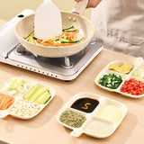 Multipurpose Quad Compartment Side Dish Kitchen Storage Spice Tray