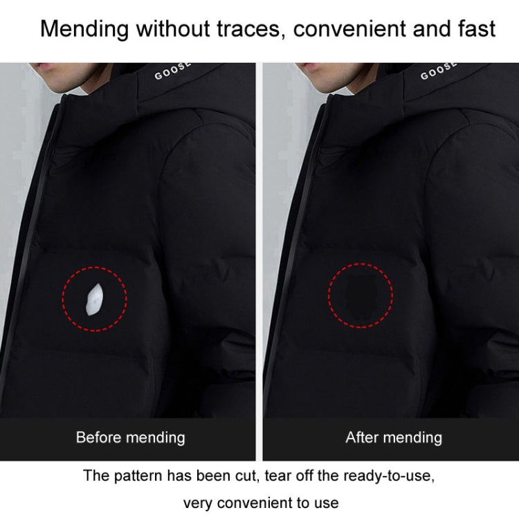 Self-Adhesive Down Jacket Patch Stickers Nylon Fabric Stickers Seamless Clothes Repair Hole Decals, C Model, C Model Glossy, D Model No. 1, D Model No. 2, D Model No. 3, D Model No. 4, Whole Sheet, Whole Sheet Glossy