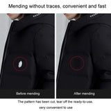 Self-Adhesive Down Jacket Patch Stickers Nylon Fabric Stickers Seamless Clothes Repair Hole Decals, C Model, C Model Glossy, D Model No. 1, D Model No. 2, D Model No. 3, D Model No. 4, Whole Sheet, Whole Sheet Glossy