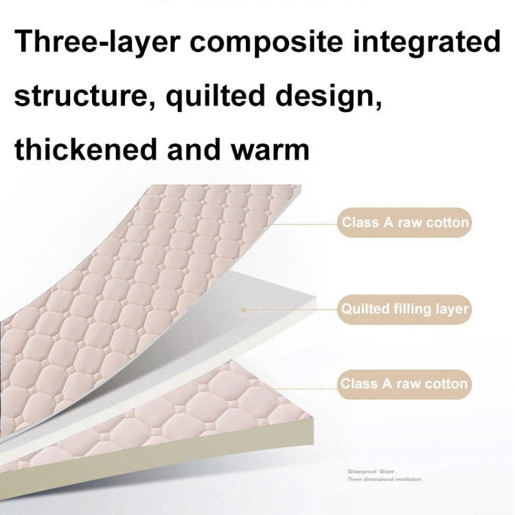 Soft And Breathable Soybean Cotton Thickened Non-Slip Mattress Pad, 90x200cm, 120x190cm, 120x200cm, 135x200cm, 150x190cm, 150x200cm, 180x200cm, 180x220cm, 200x220cm