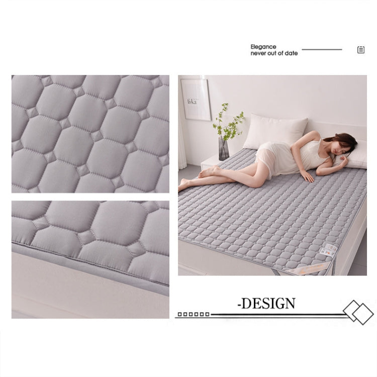 Soft And Breathable Soybean Cotton Thickened Non-Slip Mattress Pad, 90x200cm, 120x190cm, 120x200cm, 135x200cm, 150x190cm, 150x200cm, 180x200cm, 180x220cm, 200x220cm