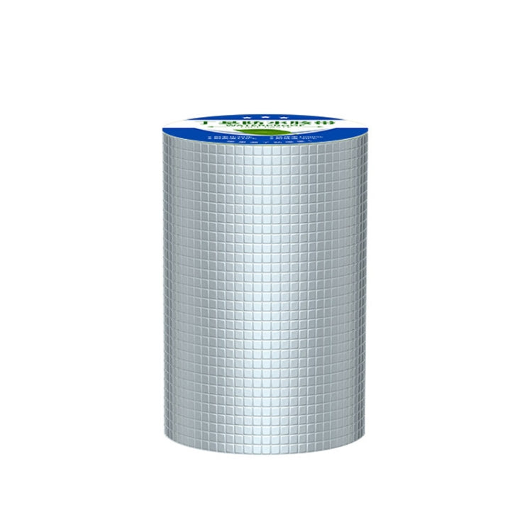 1.2mm Thickness Butyl Waterproof Tape Self-Adhesive Aluminum Foil Tape, 5cm x 5m, 10cm x 5m, 15cm x 5m, 20cm x 5m, 5cm x 10m, 10cm x 10m