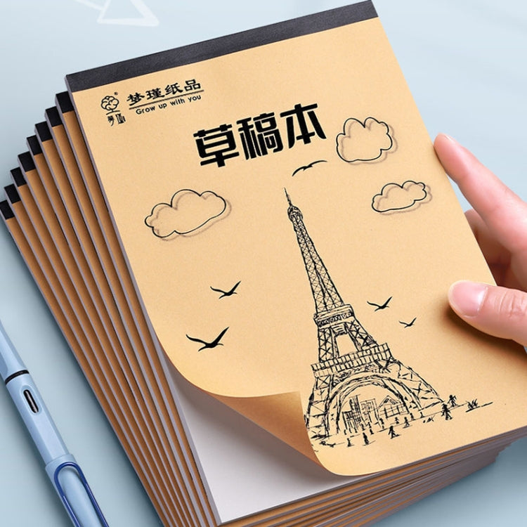 100 Pages /Book Thickened Glue Binding Draft Book Students Multipurpose Blank Sketch Paper