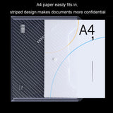 10pcs A4 Waterproof Transparent Thickened Folder Archive Bag