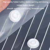 10pcs A4 Waterproof Transparent Thickened Folder Archive Bag