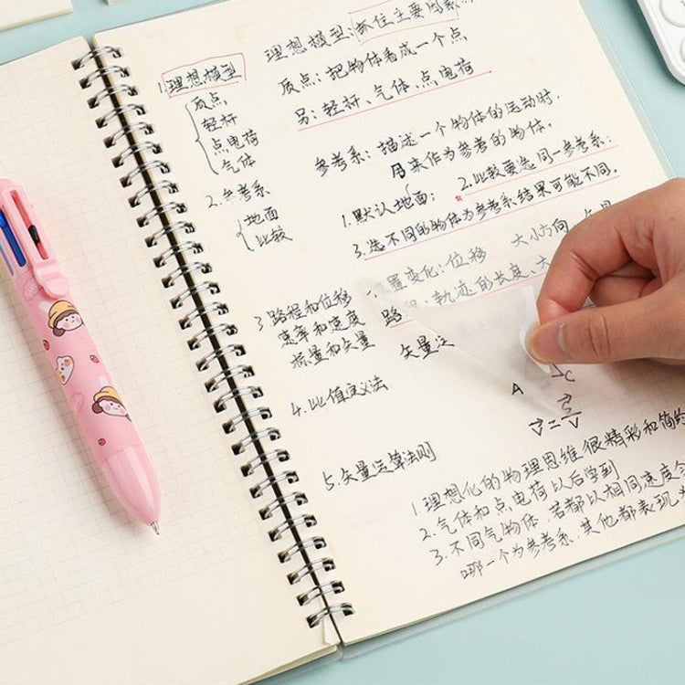 Transparent Convenient Memo Stickers Student Notes Sticky Stickable Bookmarks, 4packs Small, 4packs Medium, 4packs Large